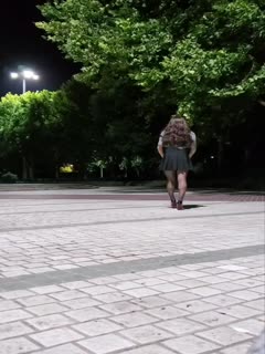 伪娘骚丝丝夜游公园视频来了